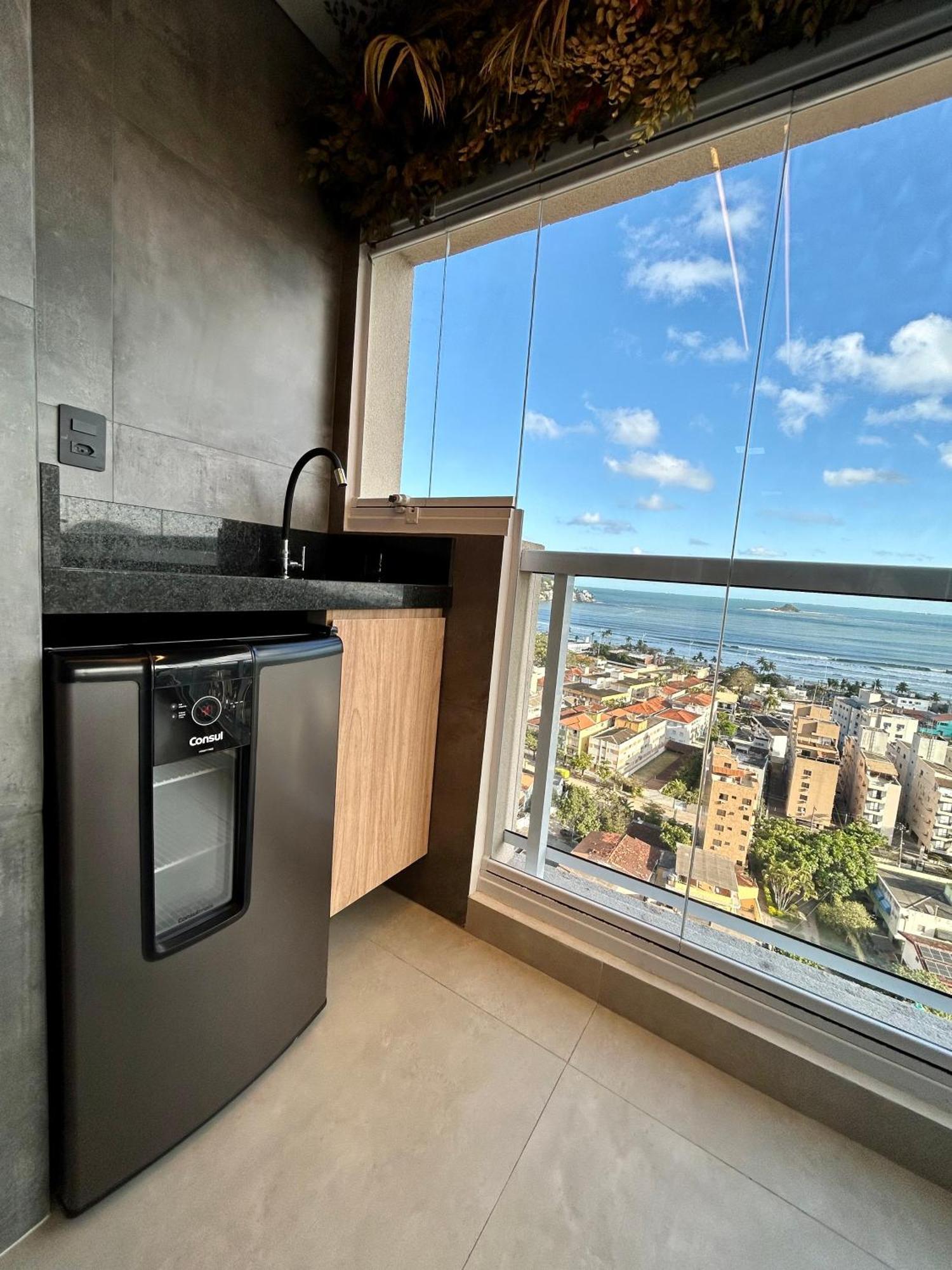 Apt Enseada Vista Mar Guaruja Ngoại thất bức ảnh