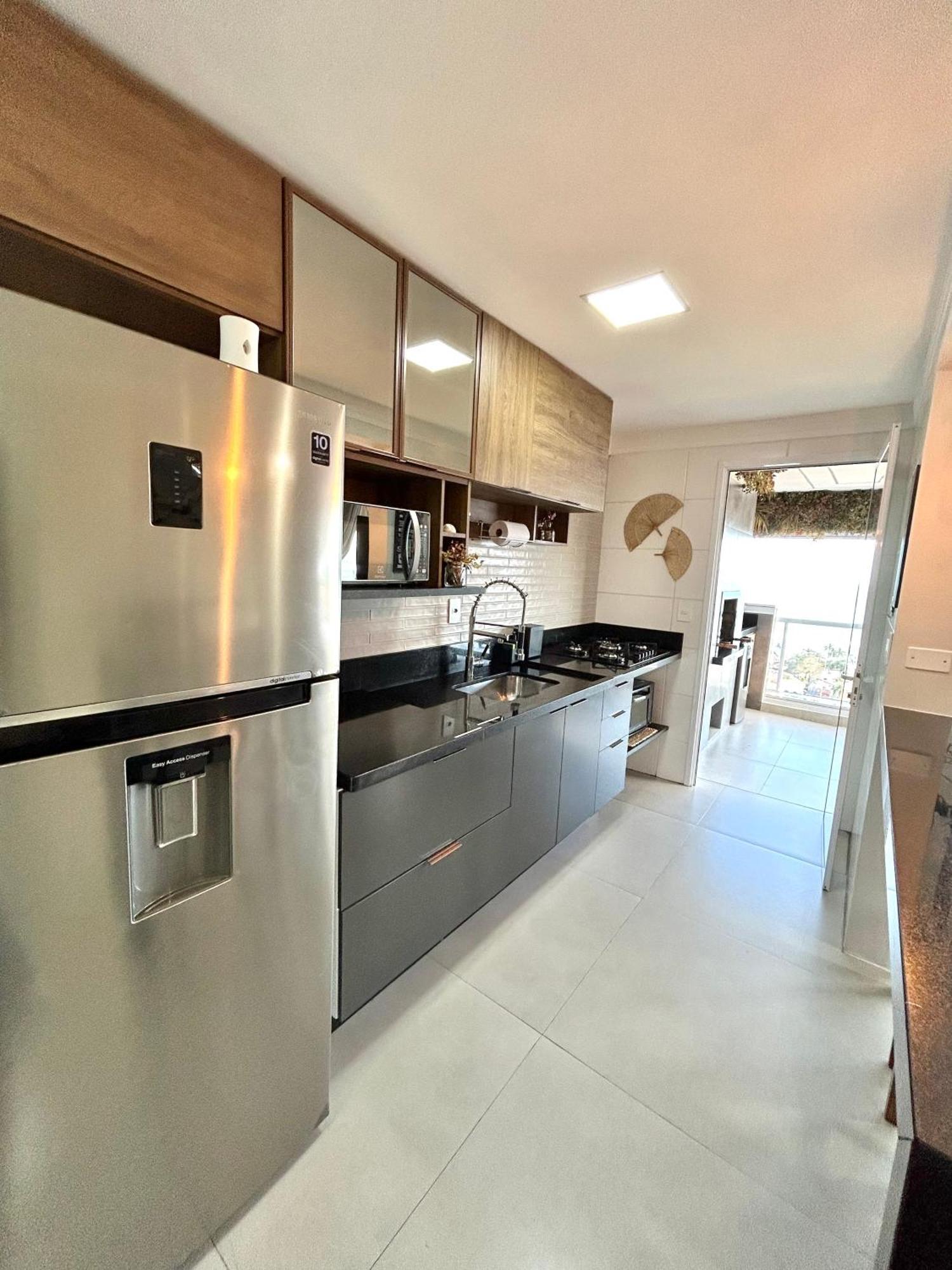 Apt Enseada Vista Mar Guaruja Ngoại thất bức ảnh