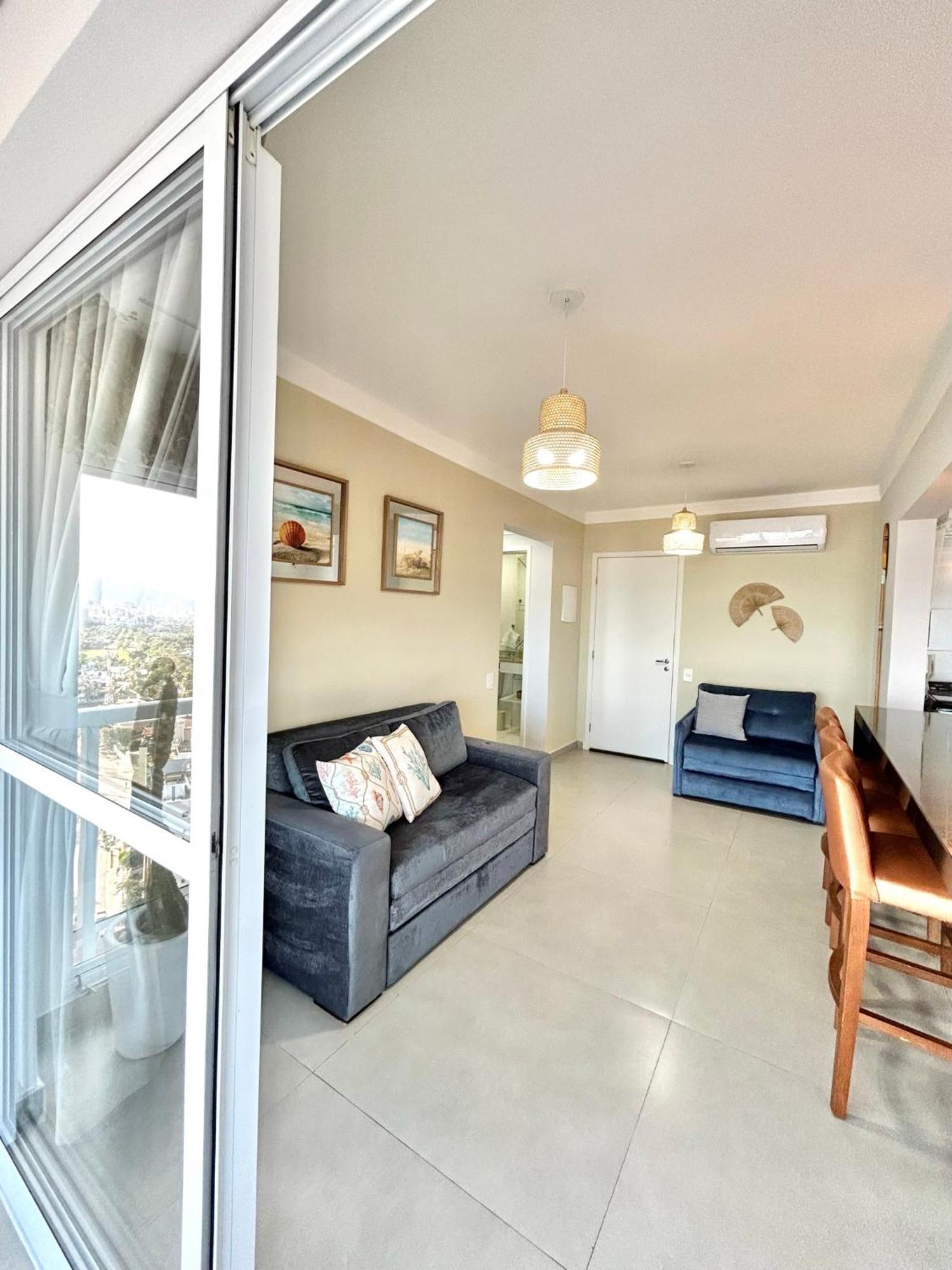 Apt Enseada Vista Mar Guaruja Ngoại thất bức ảnh